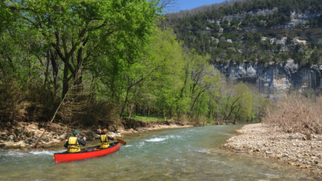 Canoe on the Buffalo River